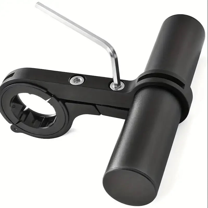 Bicycle Handlebar Extension Bracket Alloy Double Frame Extension Bracket Cycling Extension Bracket Bike Clamp Frame Light Clamp