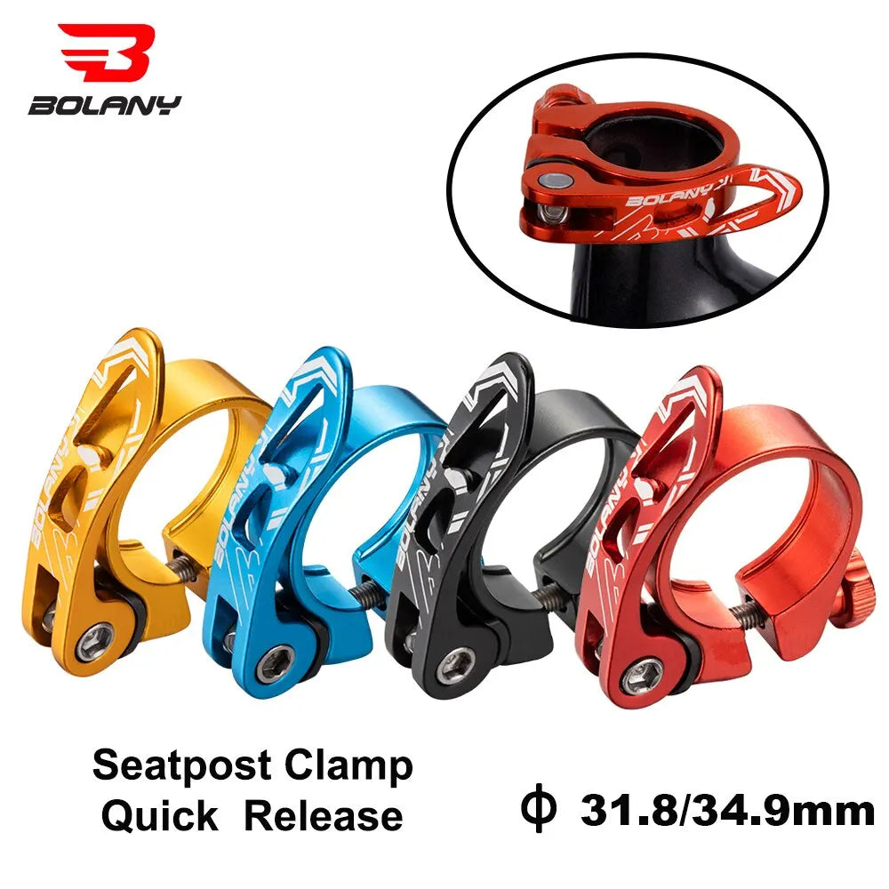 BOLANY Seat-post Clamp Quick Release Ultralight Aluminium Alloy  31.8mm 34.9mm