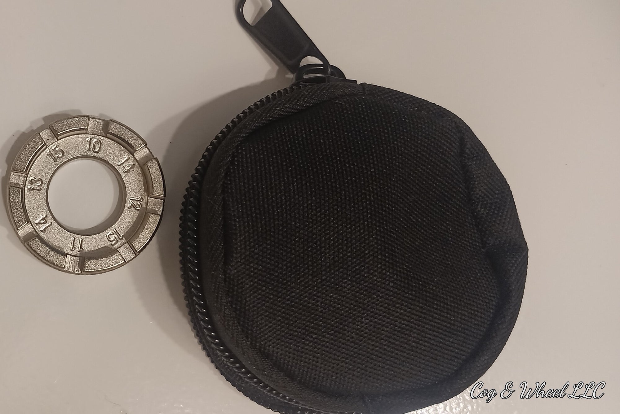 Bicycle Tire Spoke Wrench With a storage pouch