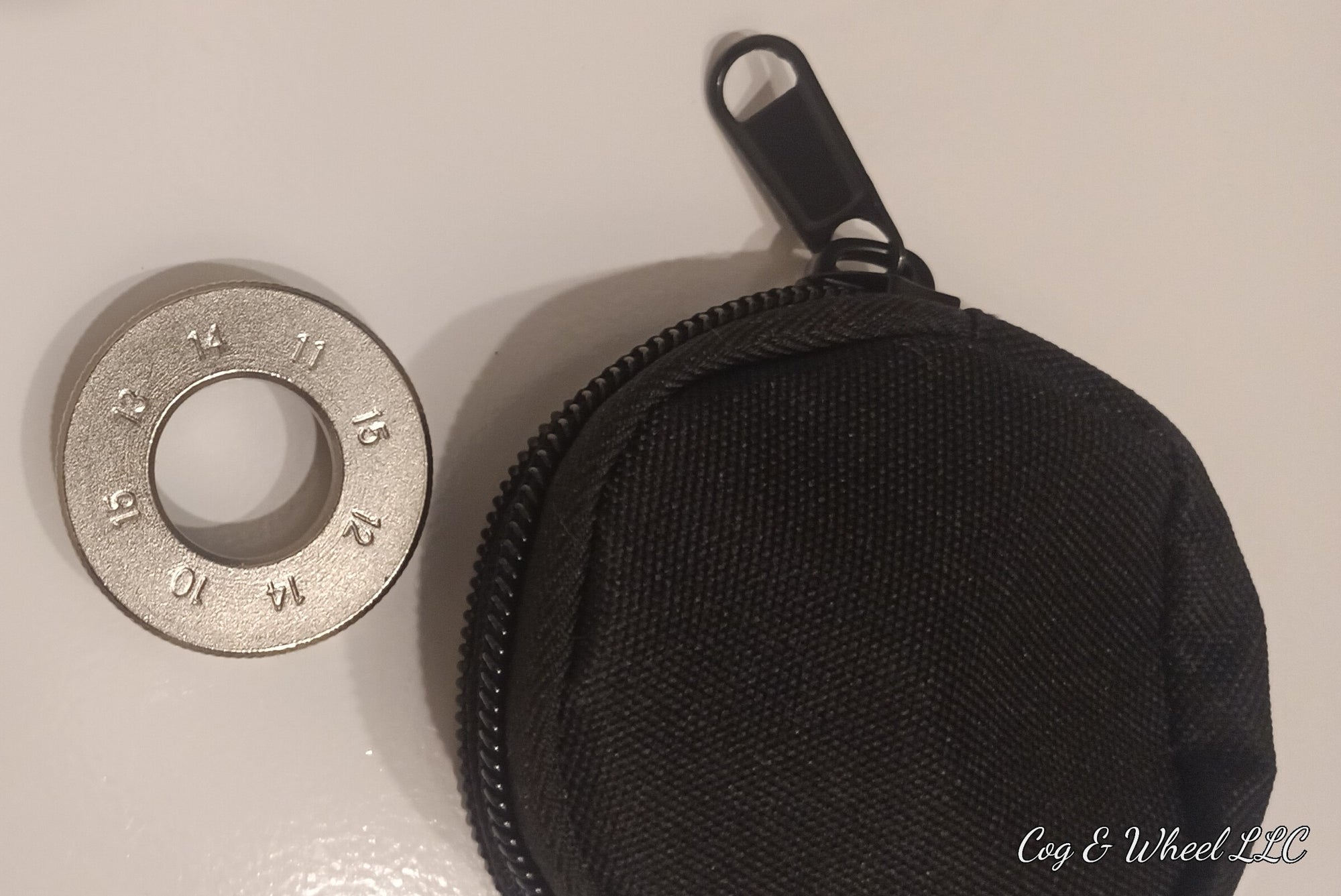 Bicycle Tire Spoke Wrench With a storage pouch